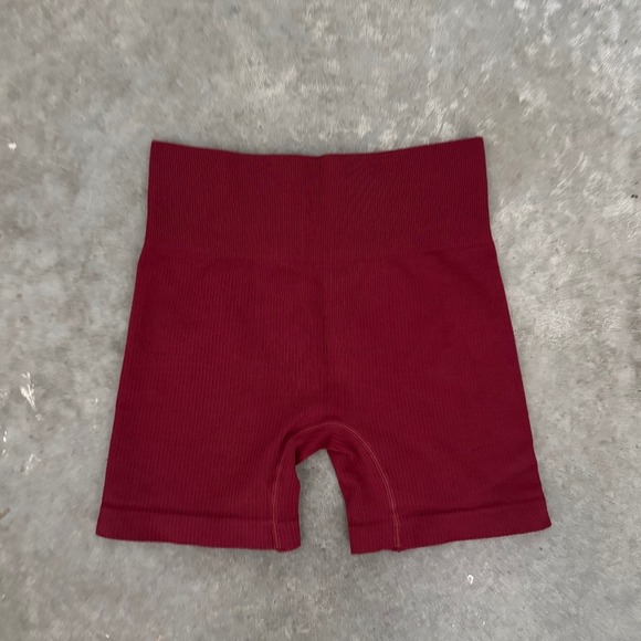 ribbed‎ workout biker shorts - Picture 1 of 5